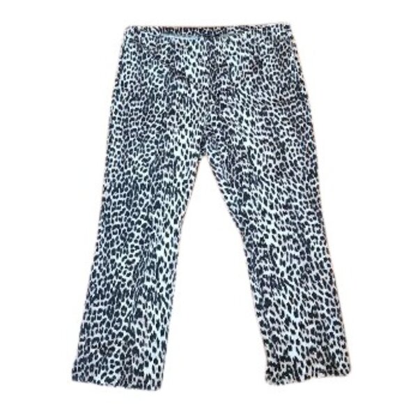Joseph Ribkoff $205 252907 Leopard Print Flare Trousers Style 252907 Sz 22 NWT! - Picture 4 of 7
